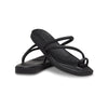 CROCS MIAMI TOE LOOP SANDAL [SIZE:W6 COLOUR:BLACK]