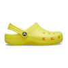 CROCS CLASSIC CLOG KIDS [SIZE:JUNIOR 5 COLOUR:CYBER YELLOW]