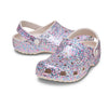 CROCS CLASSIC DAZZEL GLITTER CLOG KIDS [SIZE:CHILDS 11 COLOUR:COCOA CREME]