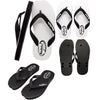 ROCKOS DOUBLE PLUGGER THONGS BLACK [SIZE:8]