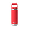 YETI RAMBLER 18OZ BOTTLE WITH STRAW CAP