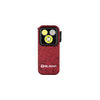 OLIGHT OCLIP PRO COMPACT LED CLIP LIGHT WITH FLOODLIGHT & SPOTLIGHT & RED LIGHT [COLOUR:MOLTEN LAVA]