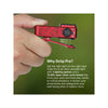 OLIGHT OCLIP PRO COMPACT LED CLIP LIGHT WITH FLOODLIGHT & SPOTLIGHT & RED LIGHT [COLOUR:MOLTEN LAVA]