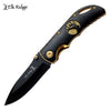 ELK RIDGE POCKET KNIFE [COLOUR:BLACK AND GOLD]