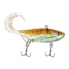CHASEBAITS CURLY VIBE 85MM 13G 1/2OZ SOFT VIBE LURE [COLOUR:09 GOLD SHINER]