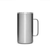 YETI RAMBLER 24OZ MUG WITH LID [COLOUR:STAINLESS STEEL]