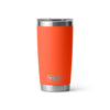 YETI RAMBLER 20OZ TUMBLER WITH LID [COLOUR:PAPAYA]