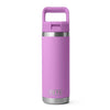 YETI RAMBLER 18OZ BOTTLE WITH STRAW CAP [COLOUR:DESERT BLOOM]