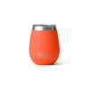 YETI RAMBLER 10OZ WINE TUMBLER WITH LID [COLOUR:PAPAYA]
