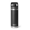 YETI RAMBLER 18OZ BOTTLE WITH FLIP CHUG CAP [COLOUR:BLACK]