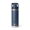 YETI RAMBLER 18OZ BOTTLE WITH FLIP CHUG CAP [COLOUR:NAVY]