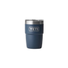 YETI RAMBLER 8OZ STACKABLE CUP WITH MAGSLIDER LID CERAMIC LINED [COLOUR:NAVY]