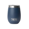 YETI RAMBLER 10OZ CERAMIC WINE TUMBLER WITH LID [COLOUR:NAVY]