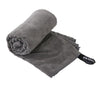 OUTDOOR EQUIPPED TRAVEL CAMP TOWEL [SIZE:X-LARGE COLOUR:GREY]