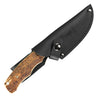 SPIKA Bushmaster Jeremiah Fixed Blade Knife with Natural Deer Antler Handle