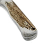 SPIKA BUSHMASTER OL'BOY FIXED BLADE KNIFE WITH NATURAL DEER ANTLER HANDLE