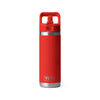 YETI RAMBLER 18OZ BOTTLE WITH STRAW CAP