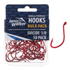 JARVIS WALKER HOOKS RED OCTAPUS 50 PACK