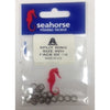 SEAHORSE SPLIT RING STAINLESS STEEL