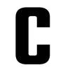 BLA BOAT REGISTRATION LETTER/NUMBER STICKER 200MM SOLD IN PAIRS