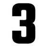 BLA BOAT REGISTRATION LETTER/NUMBER STICKER 200MM SOLD IN PAIRS