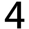 BLA BOAT REGISTRATION LETTER/NUMBER STICKER 200MM SOLD IN PAIRS