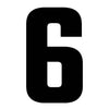 BLA BOAT REGISTRATION LETTER/NUMBER STICKER 200MM SOLD IN PAIRS