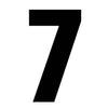 BLA BOAT REGISTRATION LETTER/NUMBER STICKER 200MM SOLD IN PAIRS