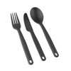 SEA TO SUMMIT POLYCARBONATE CUTLERY 3 PIECE SET CHARCOAL
